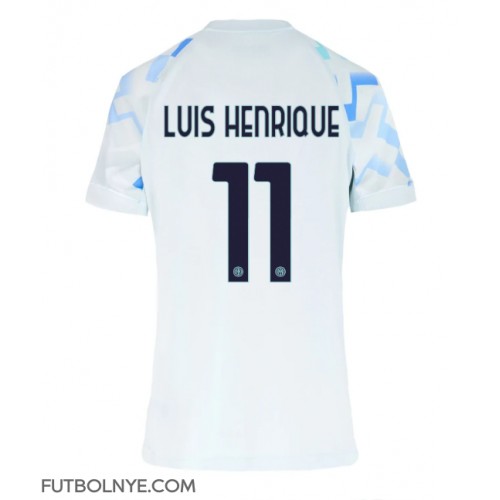 Camiseta Inter Milan Luis Henrique #11 Visitante Equipación para mujer 2025-26 manga corta